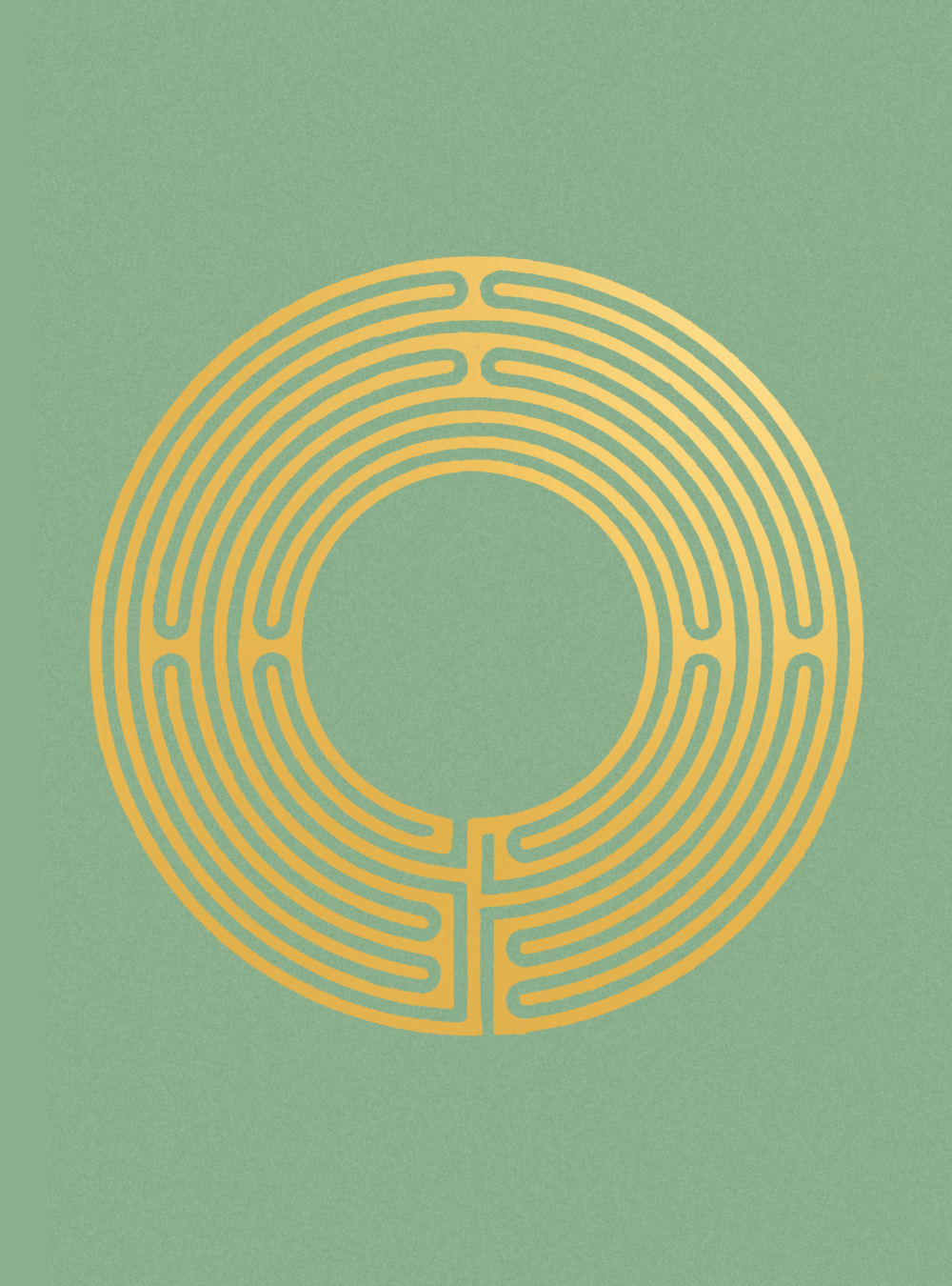 Gold labyrinth from book jacket