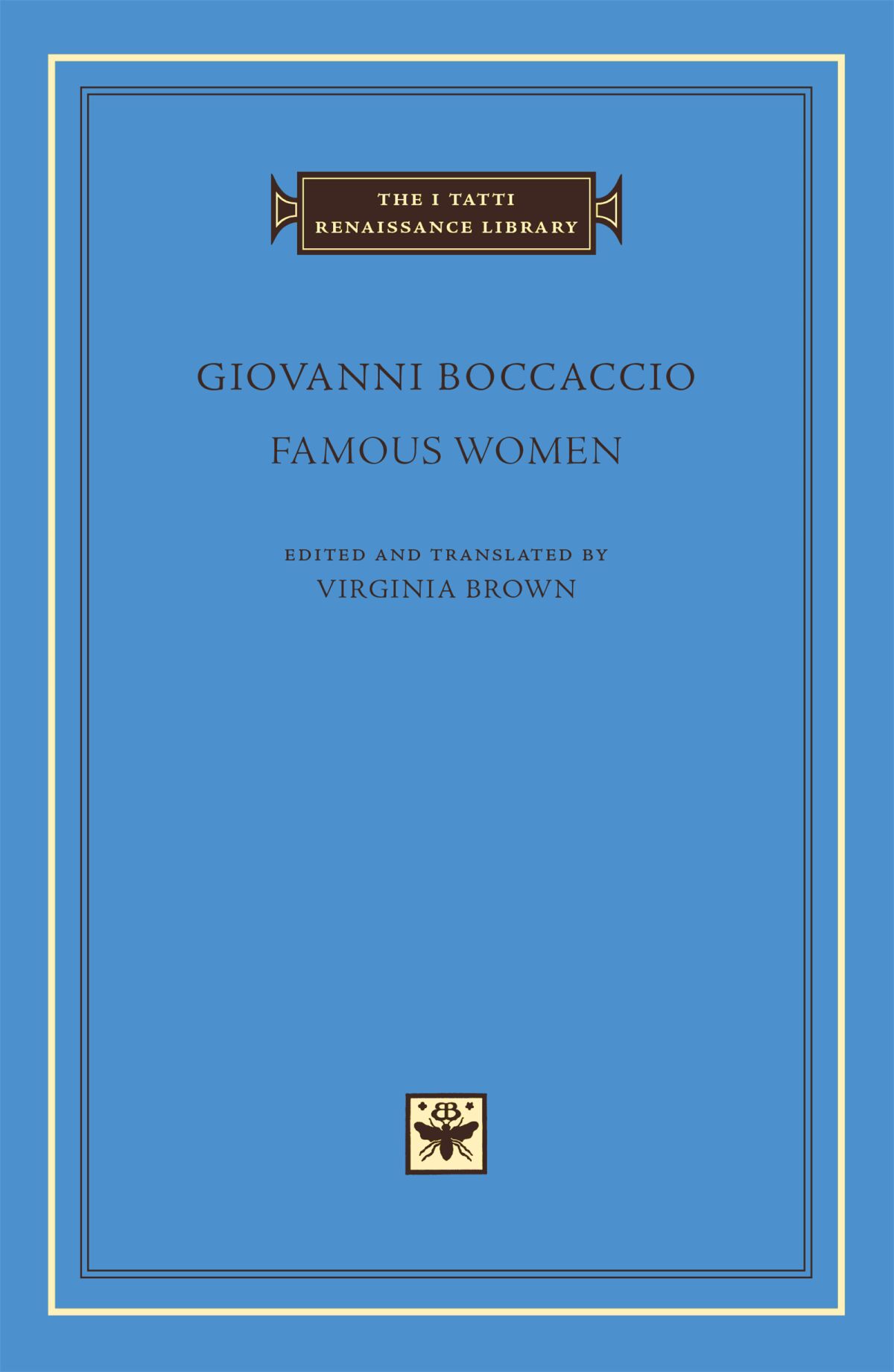 The I Tatti Renaissance Library — Harvard University Press