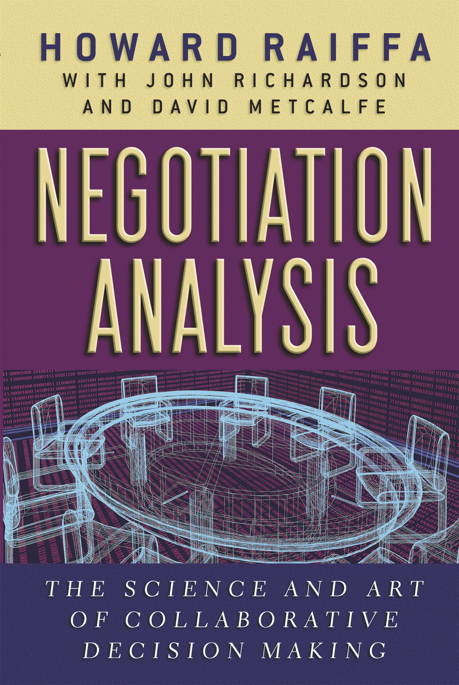 Negotiation Course Book Negotiation Analysis — Harvard University Press