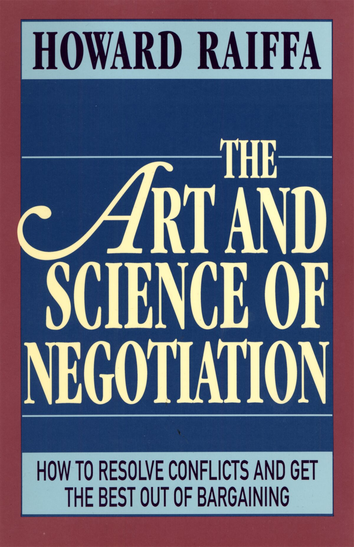 Negotiation Analysis — Harvard University Press