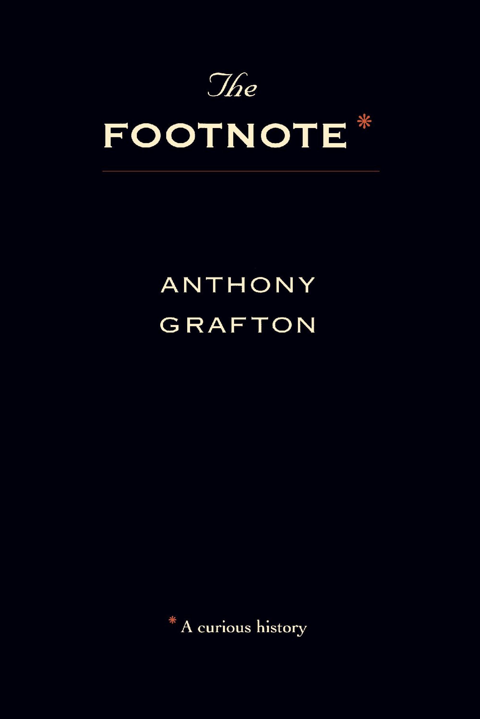 The Footnote — Harvard University Press