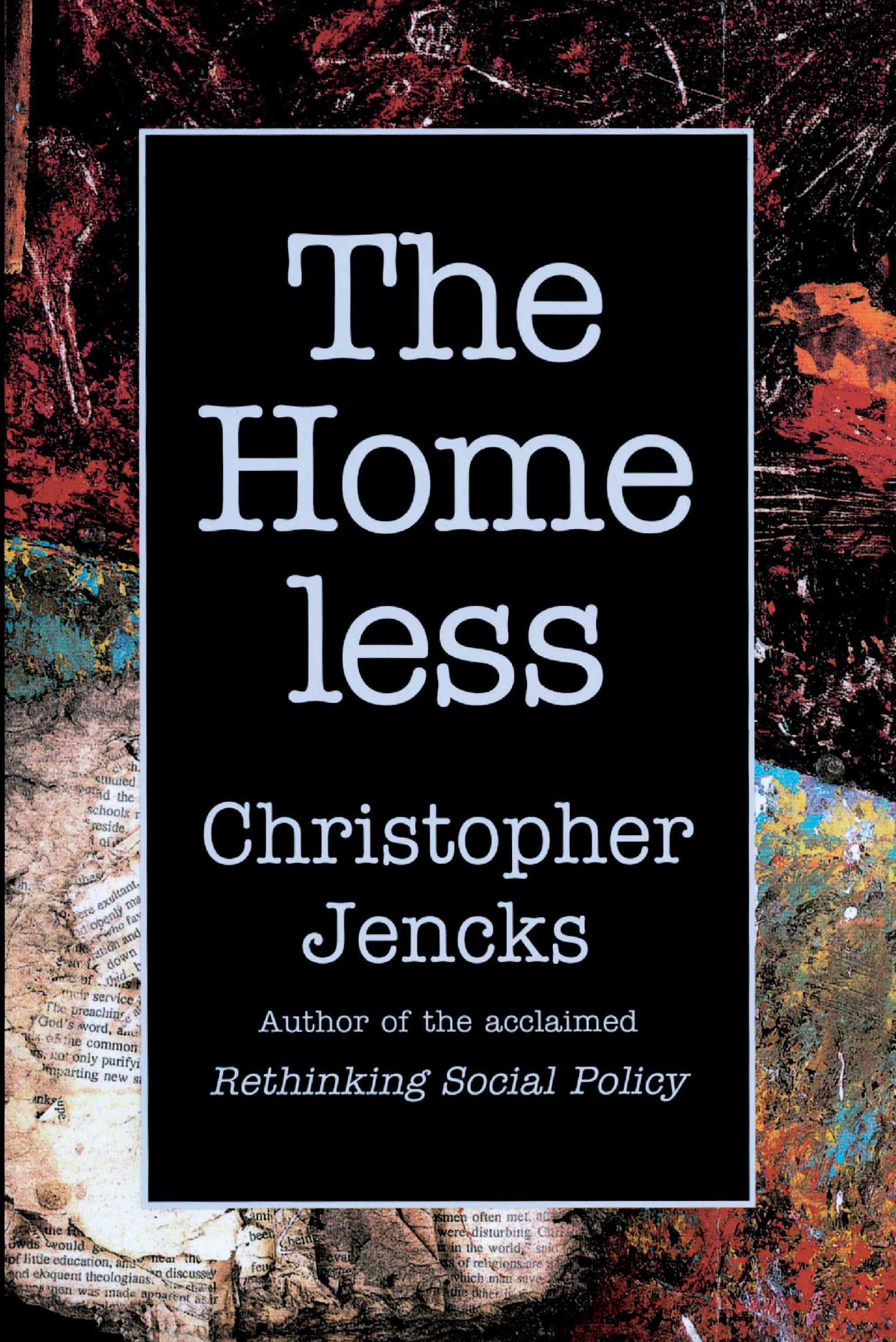 The Homeless — Harvard University Press