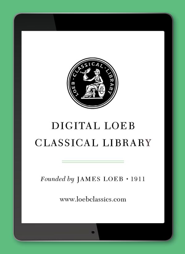 Digital Loeb Classical Library — Harvard University Press
