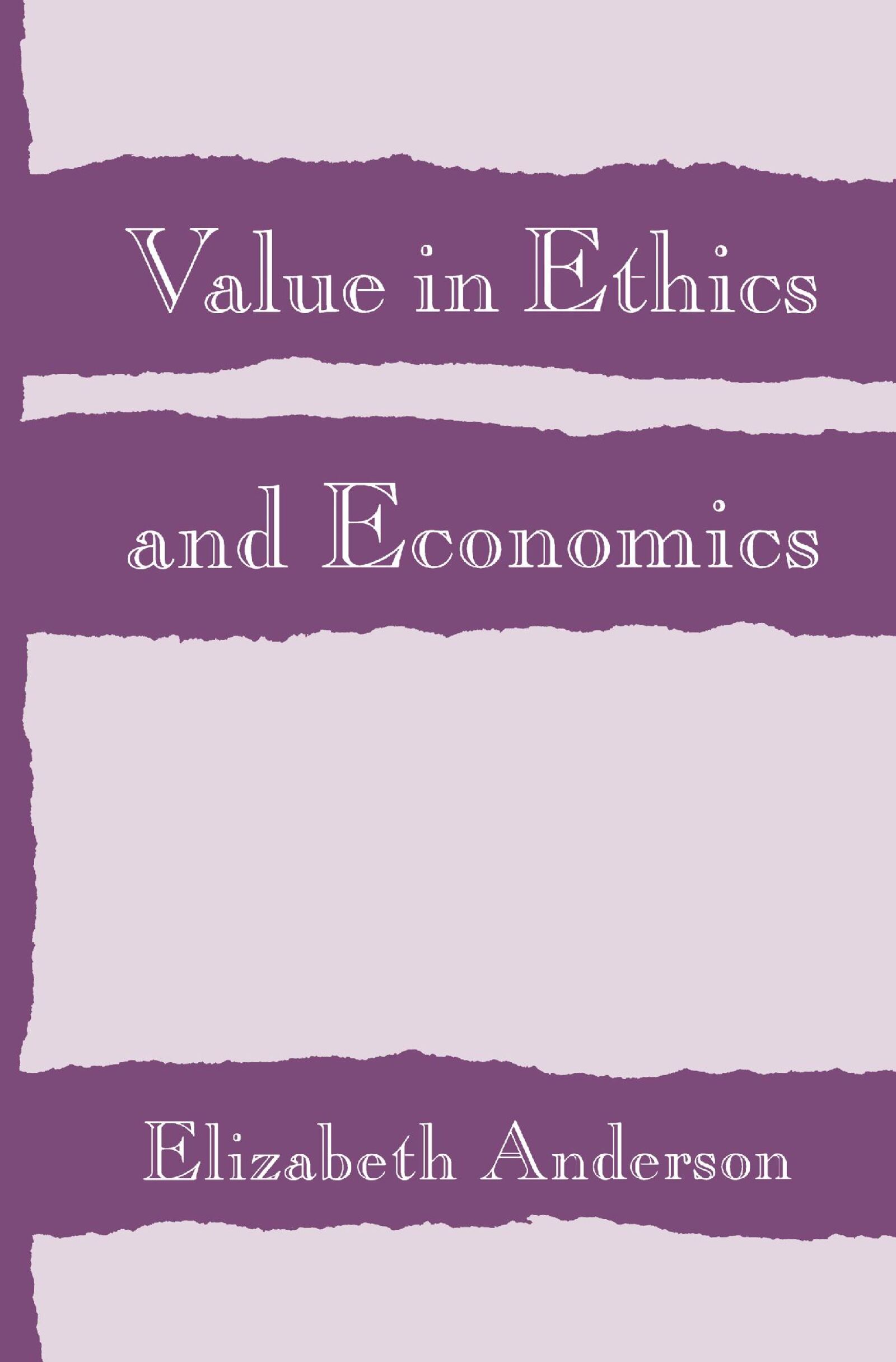 Value in Ethics and Economics — Harvard University Press