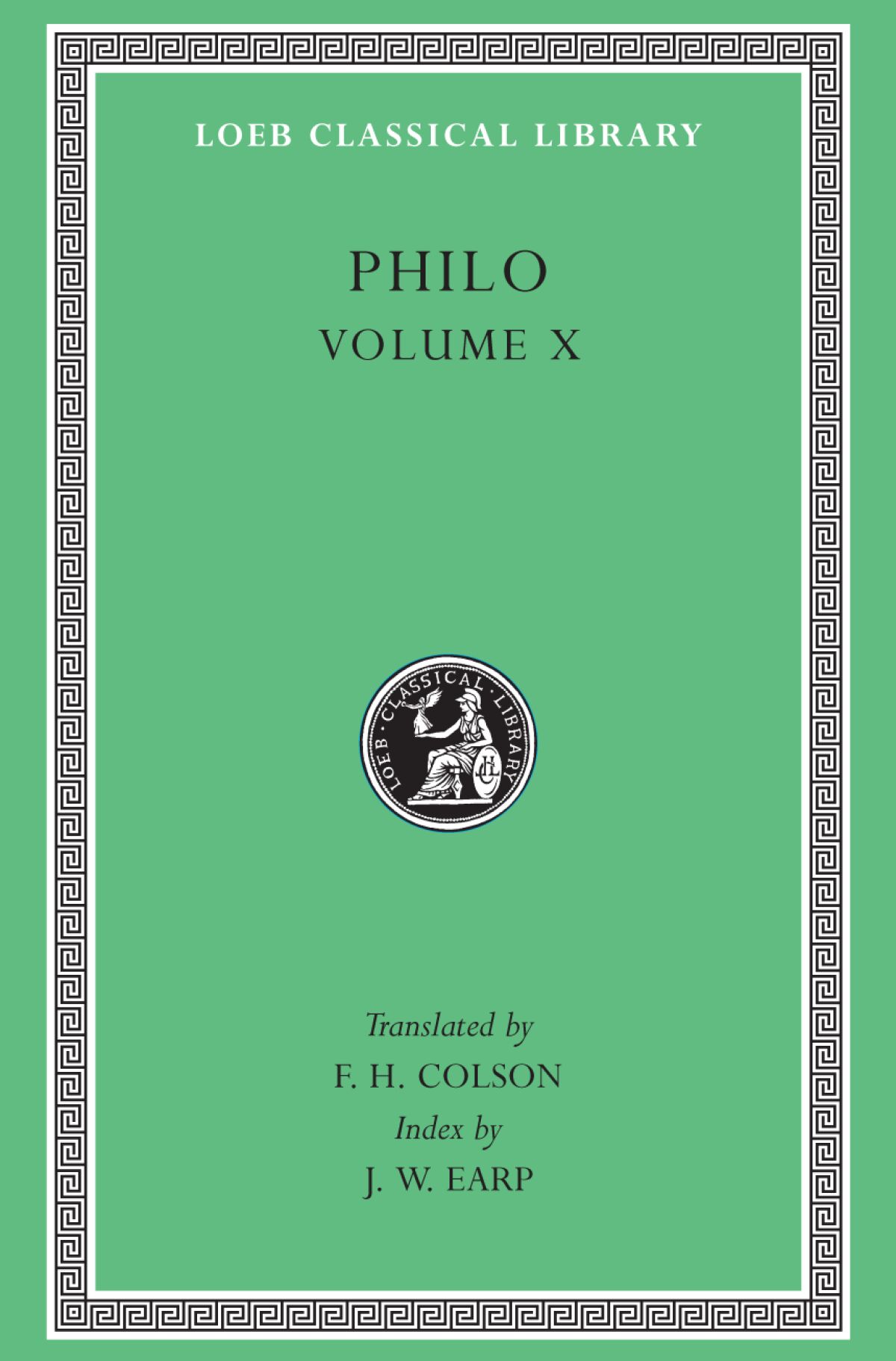 Philo, Volume X — Harvard University Press