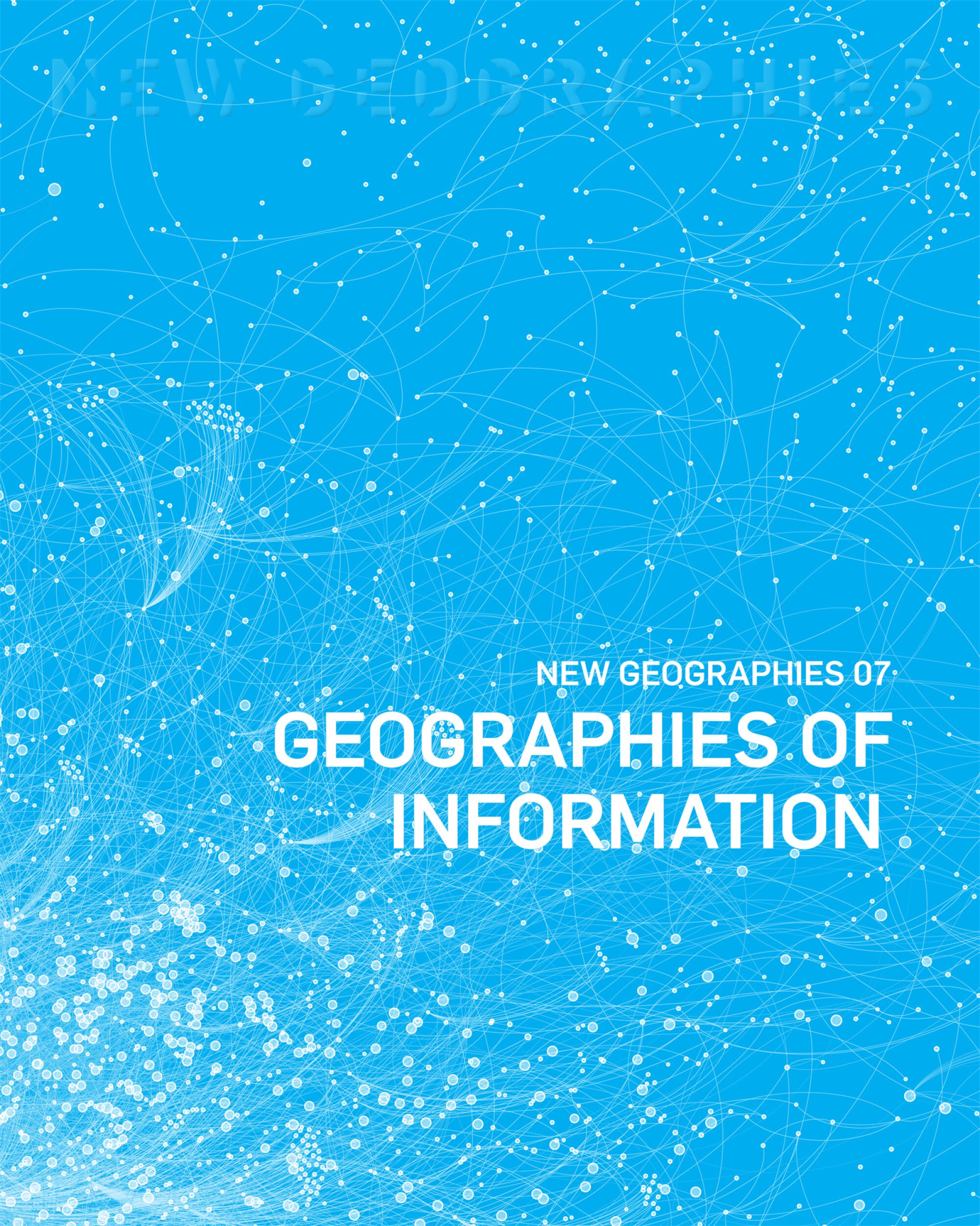 New Geographies — Harvard University Press